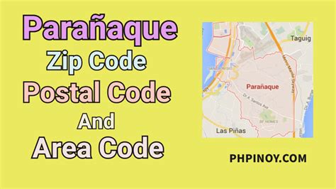 paranaque zip codes|dona soledad paranaque zip code.